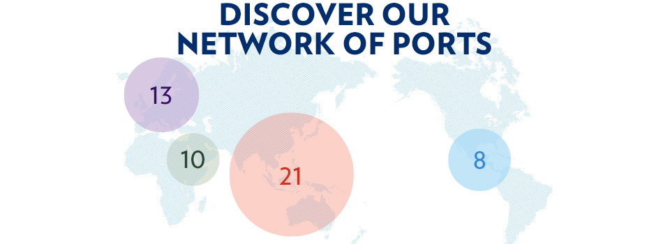 Discover our Network of Ports